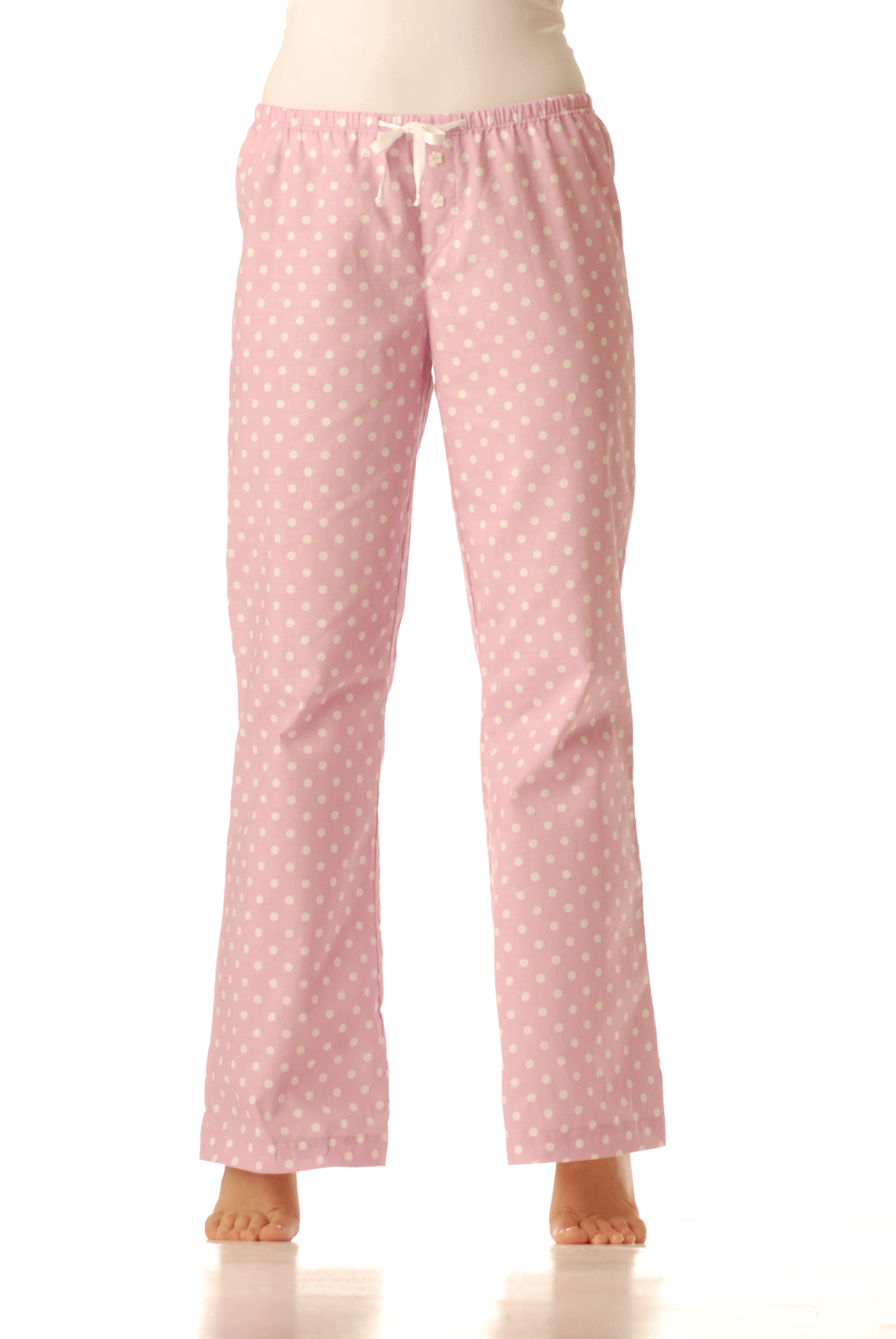 Pyžamové kalhoty - Puntík růžový